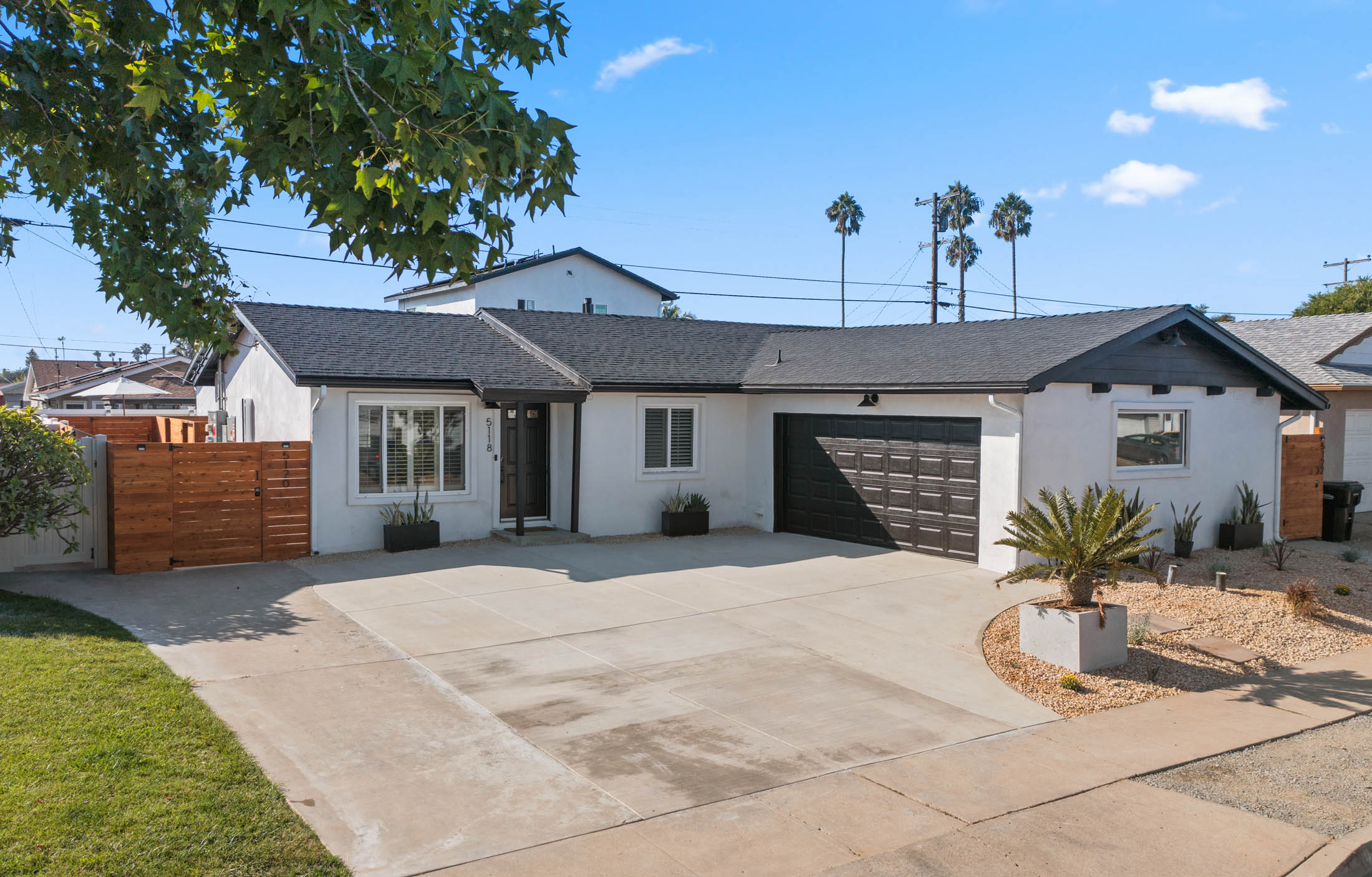 Aerial view of San Diego property development